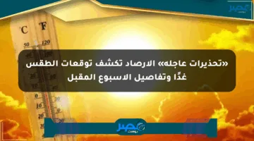 «تحذيرات عاجلة» الأرصاد تكشف توقعات الطقس غدًا وتفاصيل الأسبوع المقبل
